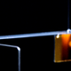 The field was measured by detecting the effect of one gold ball’s movement on another.